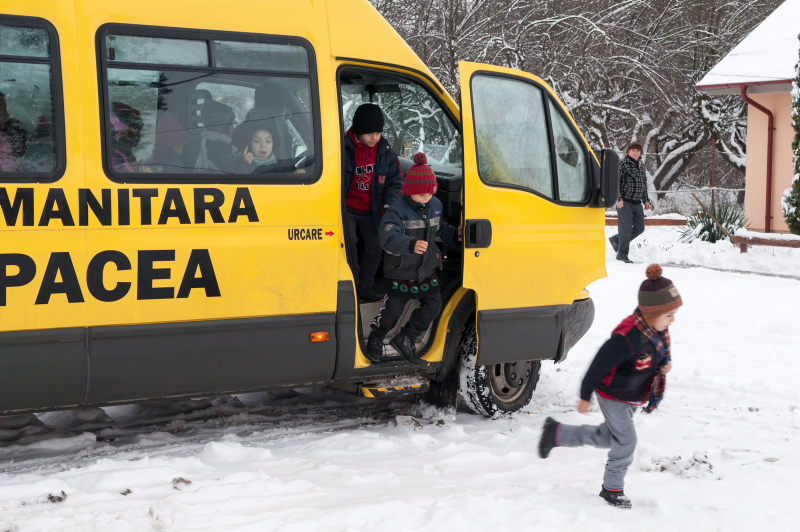 Rumänien: Skolbuss första steget ut ur utanförskap